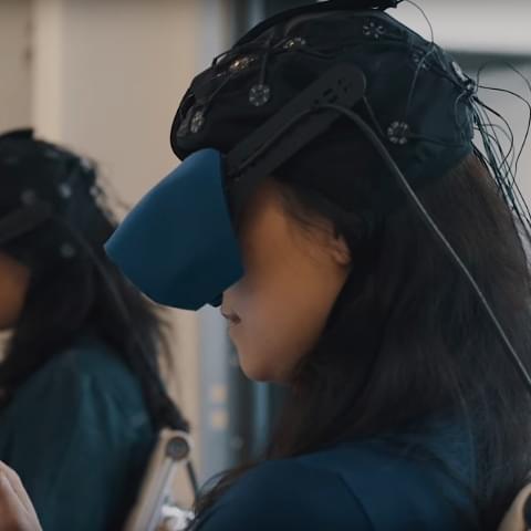 Women in VR Headset